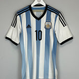 2014/15 ARGENTINA MESSI #10 HOME SHIRT (M) ADIDAS