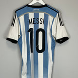 2014/15 ARGENTINA MESSI #10 HOME SHIRT (M) ADIDAS