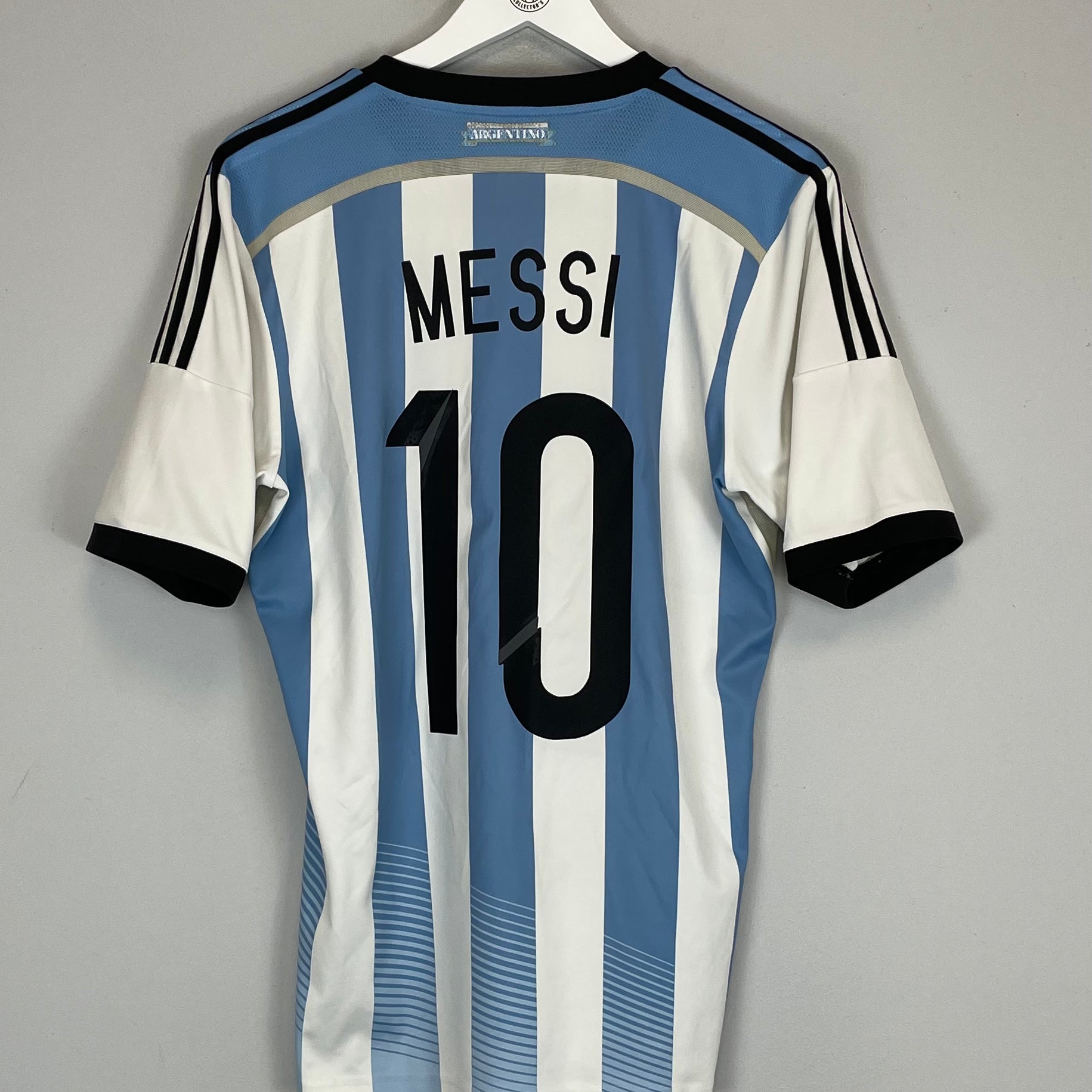 Shop 2014/15 ARGENTINA MESSI #10 HOME SHIRT (M) ADIDAS, classic football shirts, vintage football shirts & retro soccer jerseys at Cult Kits