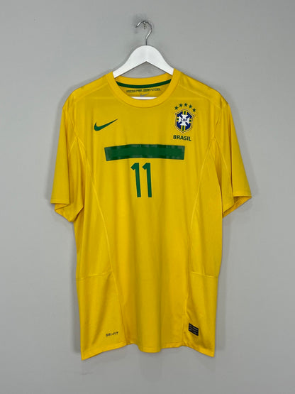 2011/12 BRAZIL NEYMAR JR #11 HOME SHIRT (XL) NIKE
