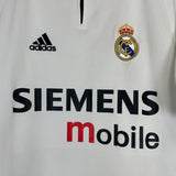 2003/04 REAL MADRID FIGO #10 HOME SHIRT (S) ADIDAS