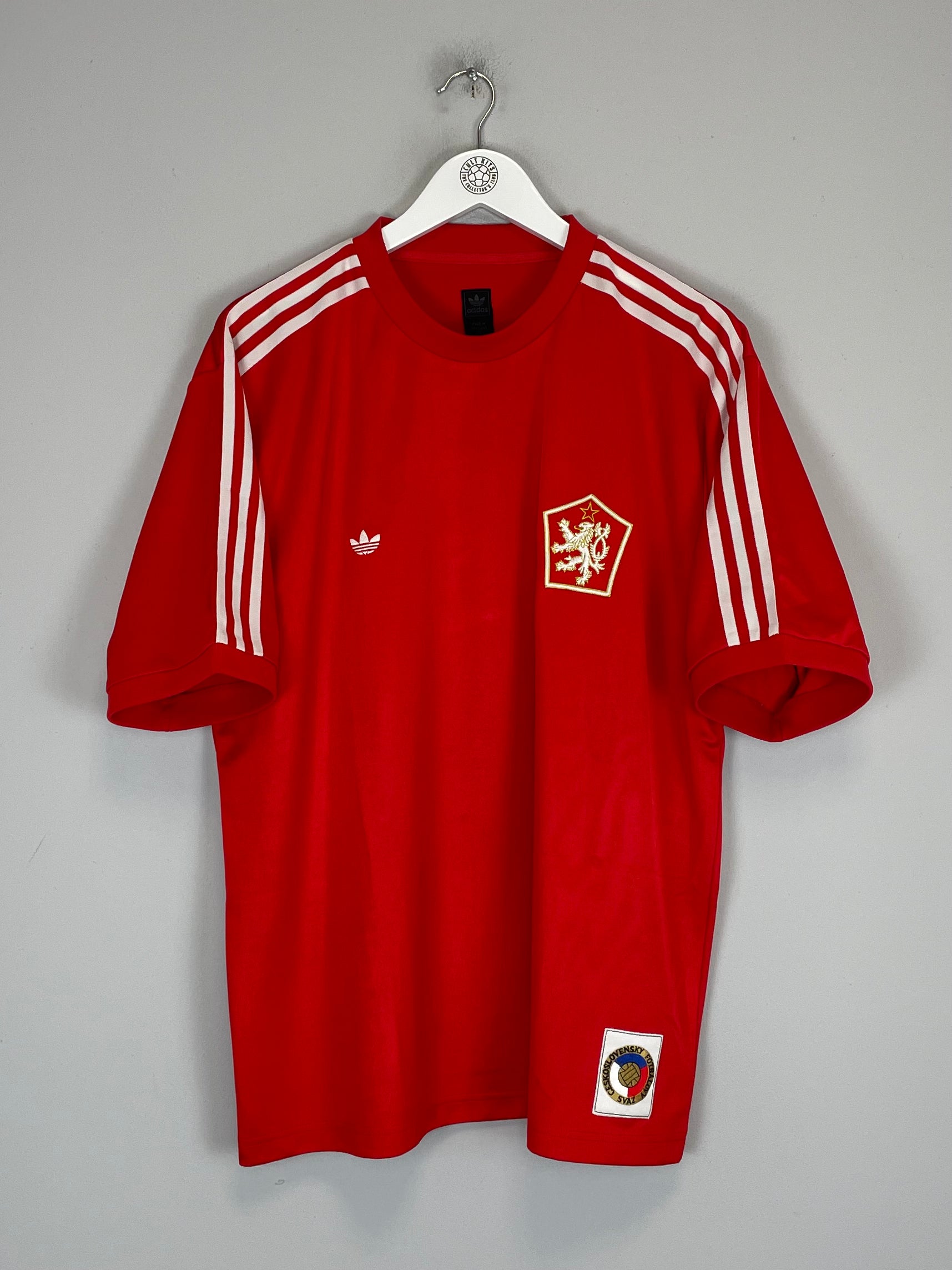 Shop 1982 CZECH REPUBLIC ADIDAS ORIGINALS HOME SHIRT (XL), classic football shirts, vintage football shirts & retro soccer jerseys at Cult Kits