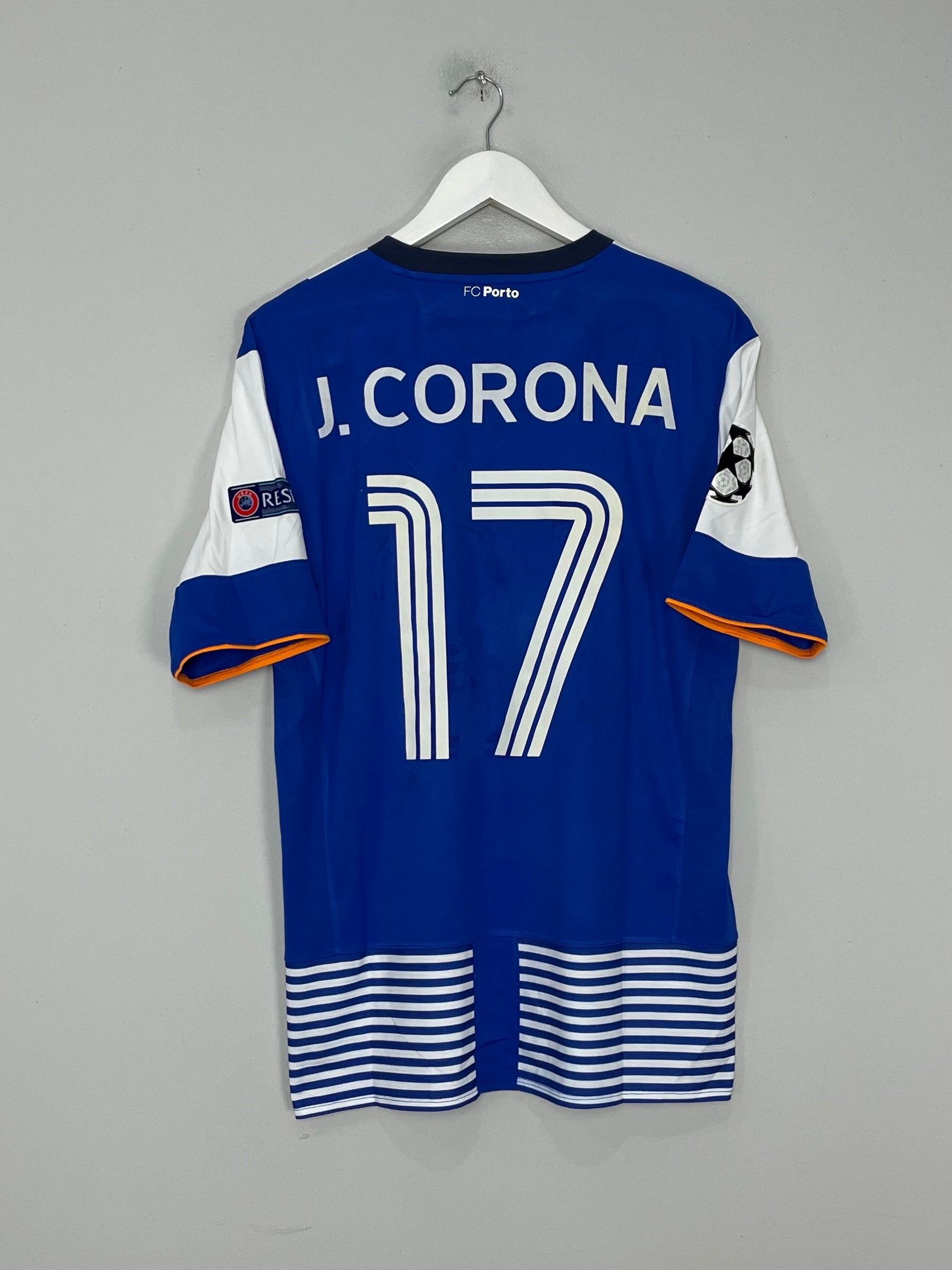 2015/16 PORTO J.CORONA #17 C/L HOME SHIRT (XL) NEW BALANCE