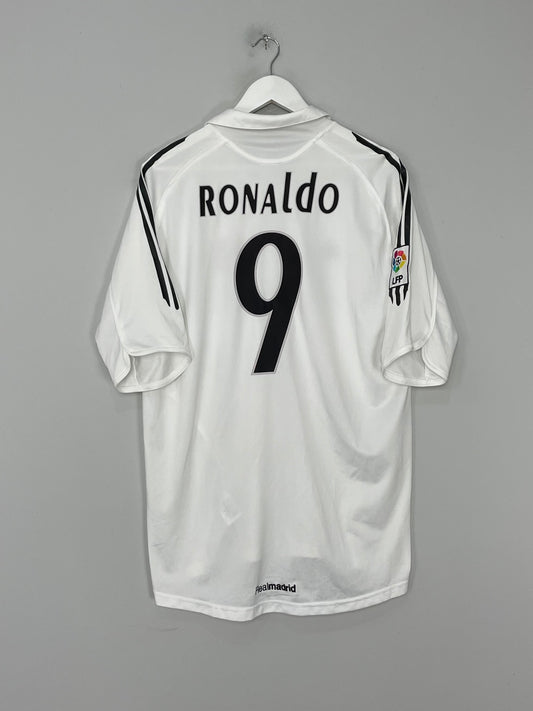 2005/06 REAL MADRID RONALDO #9 HOME SHIRT (L) ADIDAS