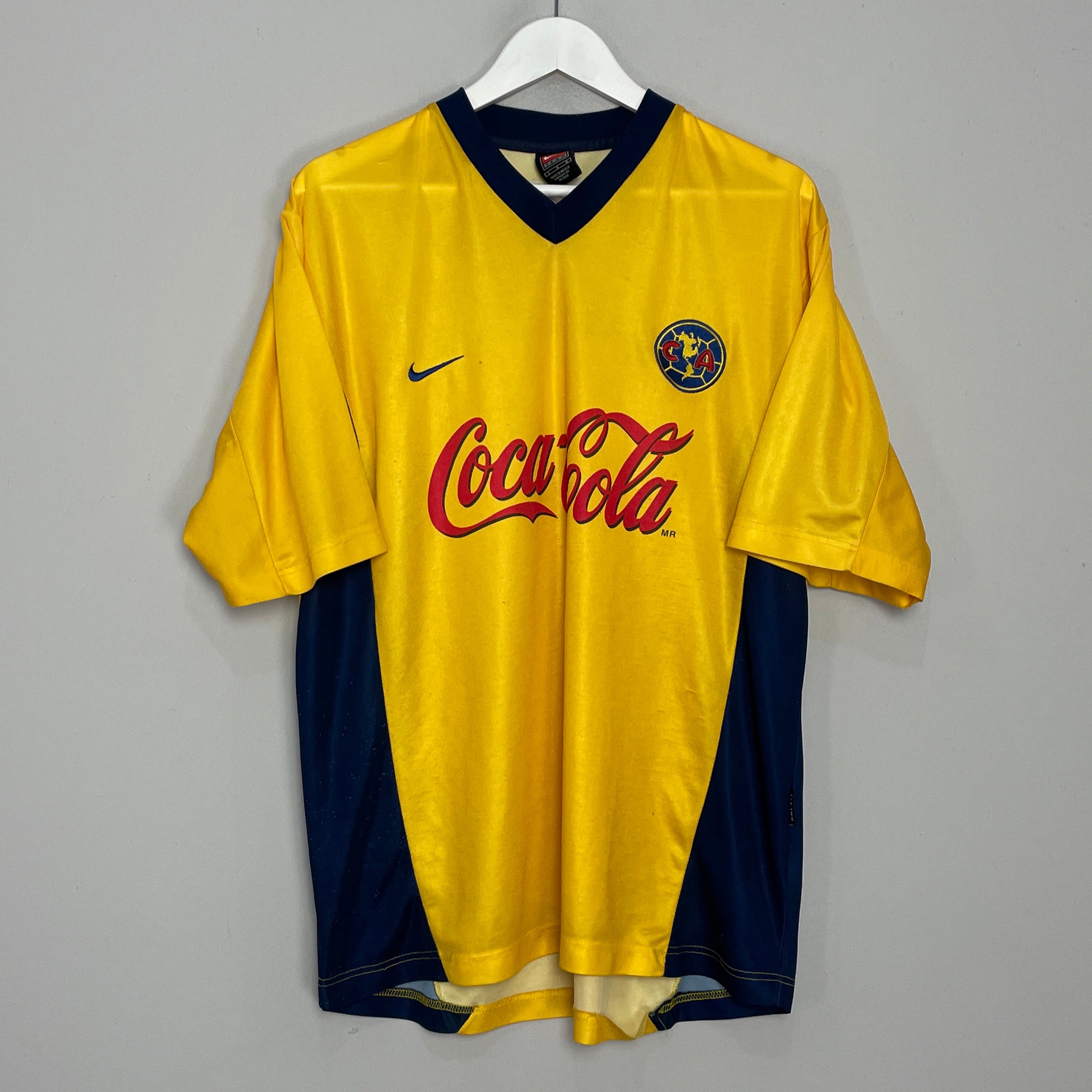 Shop 2000/01 CLUB AMERICA HOME SHIRT (L) NIKE, classic football shirts, vintage football shirts & retro soccer jerseys at Cult Kits