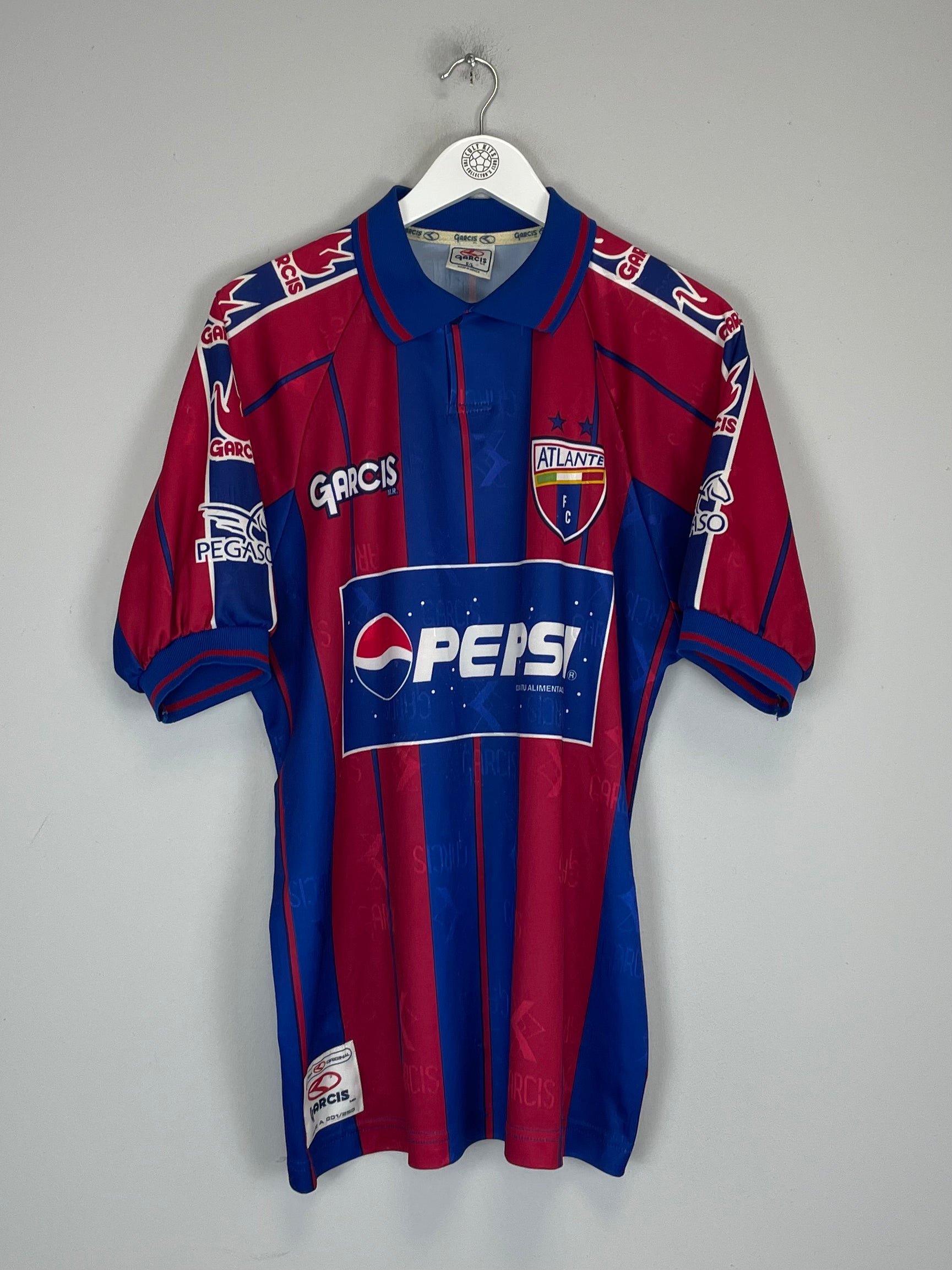 Shop 1998/00 ATLANTE HOME SHIRT (L) GARCIS, classic football shirts, vintage football shirts & retro soccer jerseys at Cult Kits