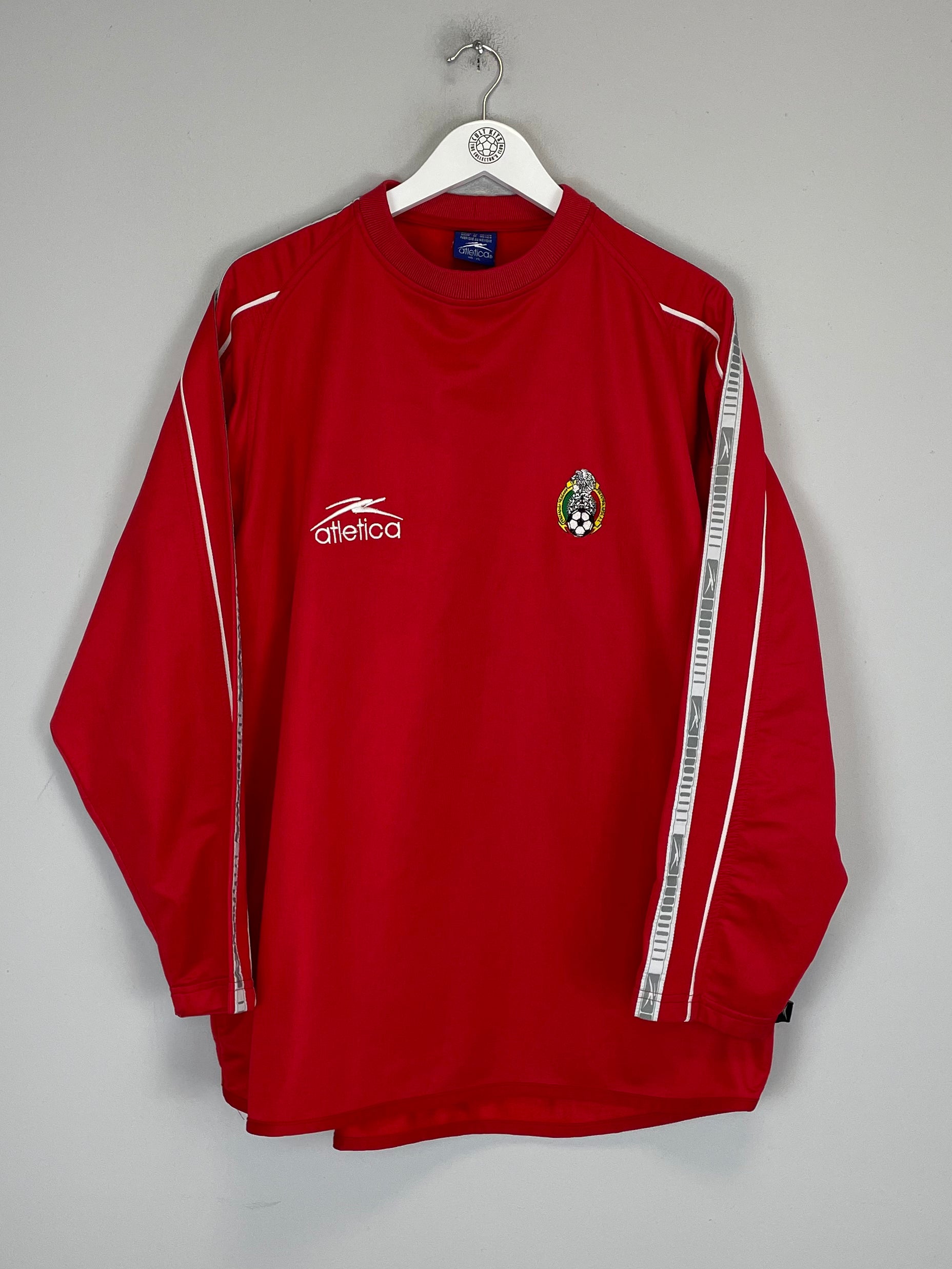 Shop 2001/02 MEXICO JUMPER (XL) ATLETICA, classic football shirts, vintage football shirts & retro soccer jerseys at Cult Kits