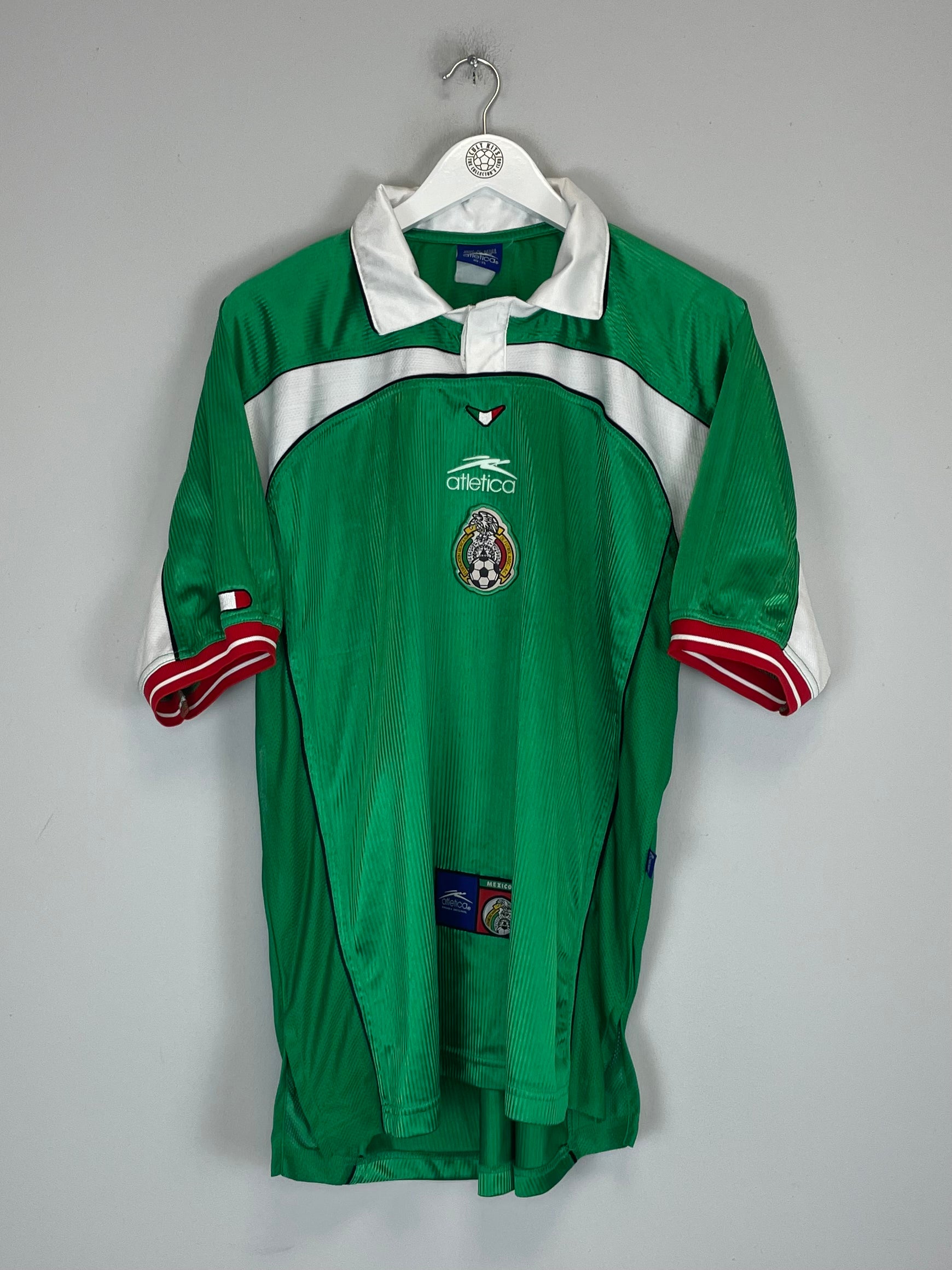 Shop 2000/01 MEXICO HOME SHIRT (XL) ATLETICA, classic football shirts, vintage football shirts & retro soccer jerseys at Cult Kits
