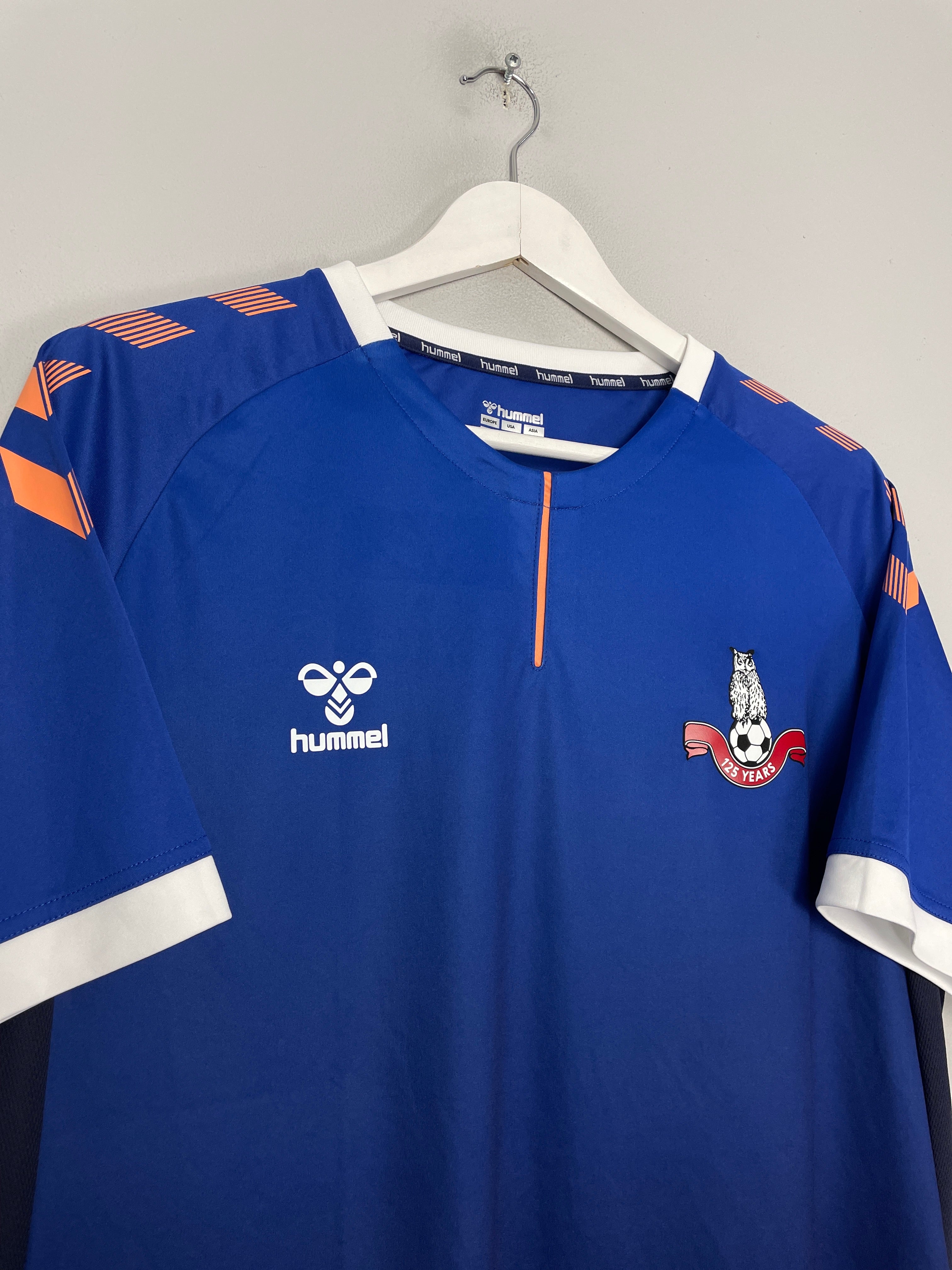 Shop 2020/21 OLDHAM *125 YEAR* HOME SHIRT (XL) HUMMEL, classic football shirts, vintage football shirts & retro soccer jerseys at Cult Kits