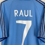 1999/00 REAL MADRID RAUL #7 THIRD SHIRT (XL) ADIDAS