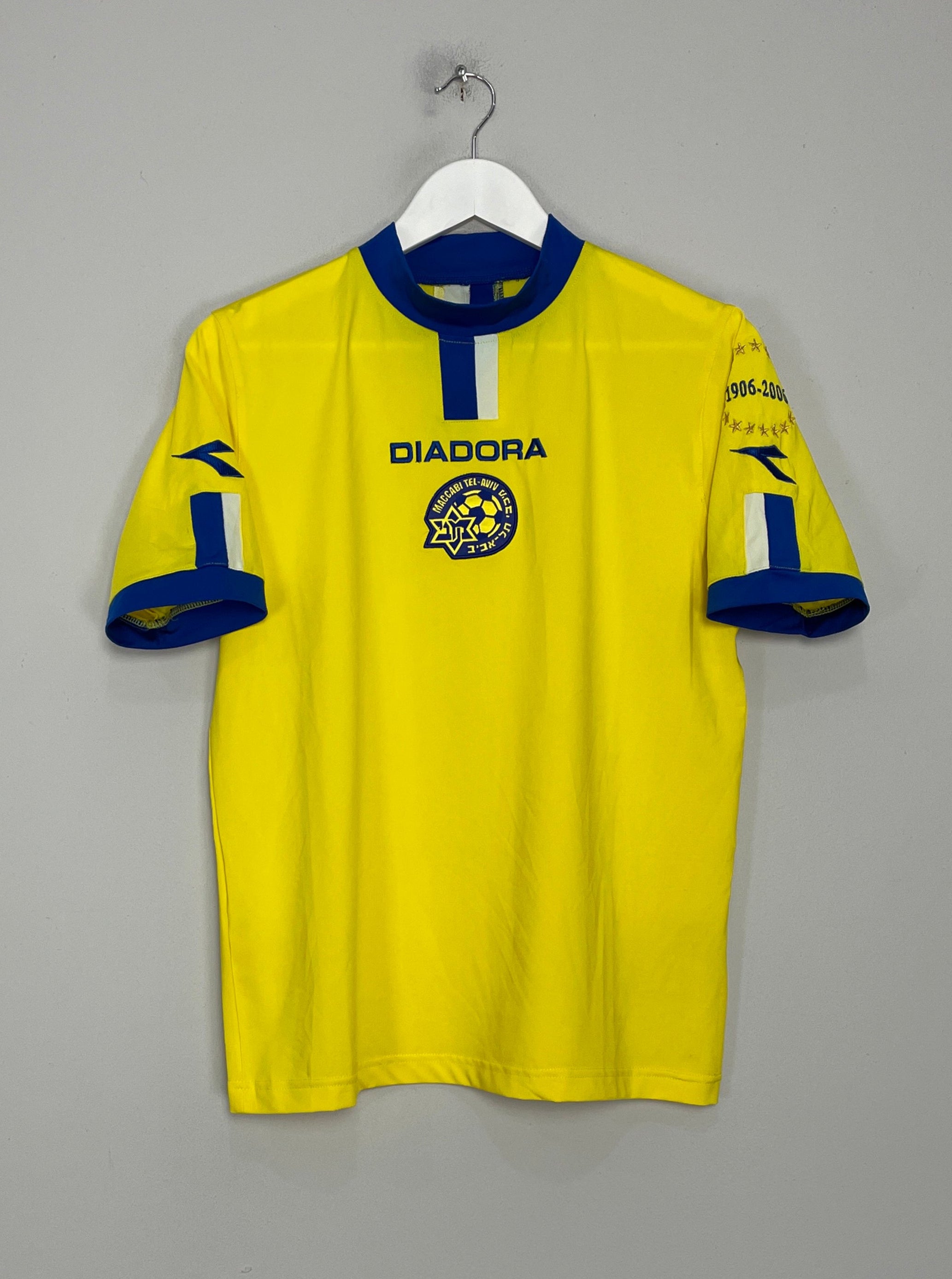 2006/07 MACCABI TEL AVIV HOME SHIRT (M) DIADORA