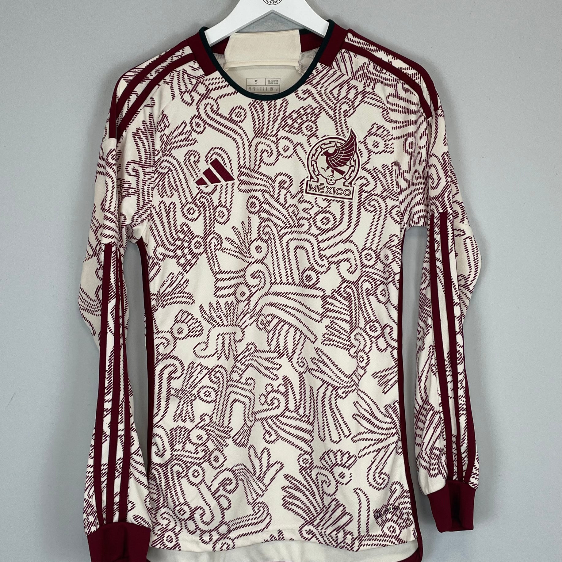 Shop 2022/23 MEXICO *SIGNED* L/S AWAY SHIRT (S) ADIDAS, classic football shirts, vintage football shirts & retro soccer jerseys at Cult Kits