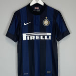 Shop 2013/14 INTER MILAN HOME SHIRT (S) NIKE, classic football shirts, vintage football shirts & retro soccer jerseys at Cult Kits
