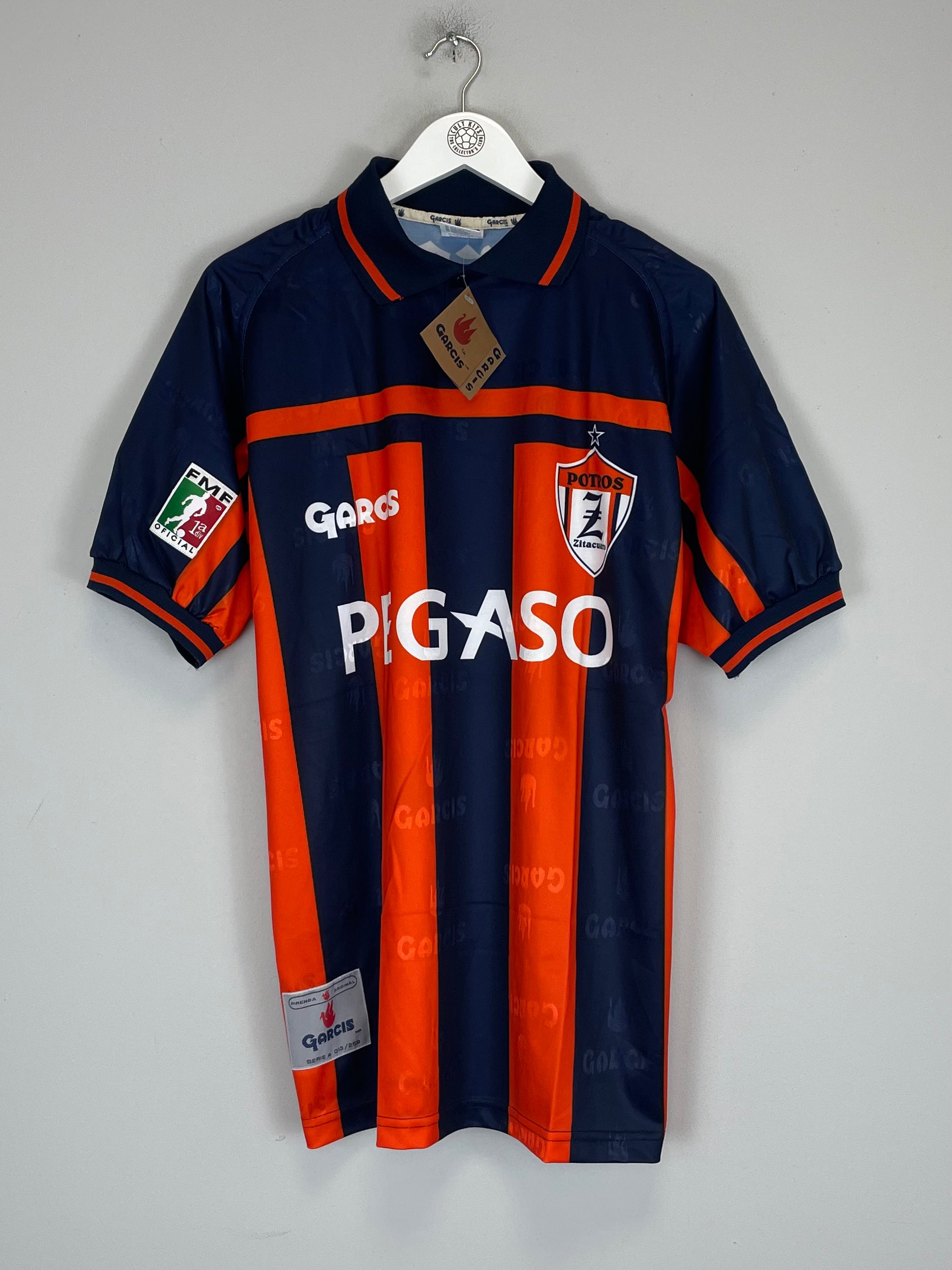 Shop 2001/02 POTROS ZITACUARO *BNWT* HOME SHIRT (XL) GARCIS, classic football shirts, vintage football shirts & retro soccer jerseys at Cult Kits