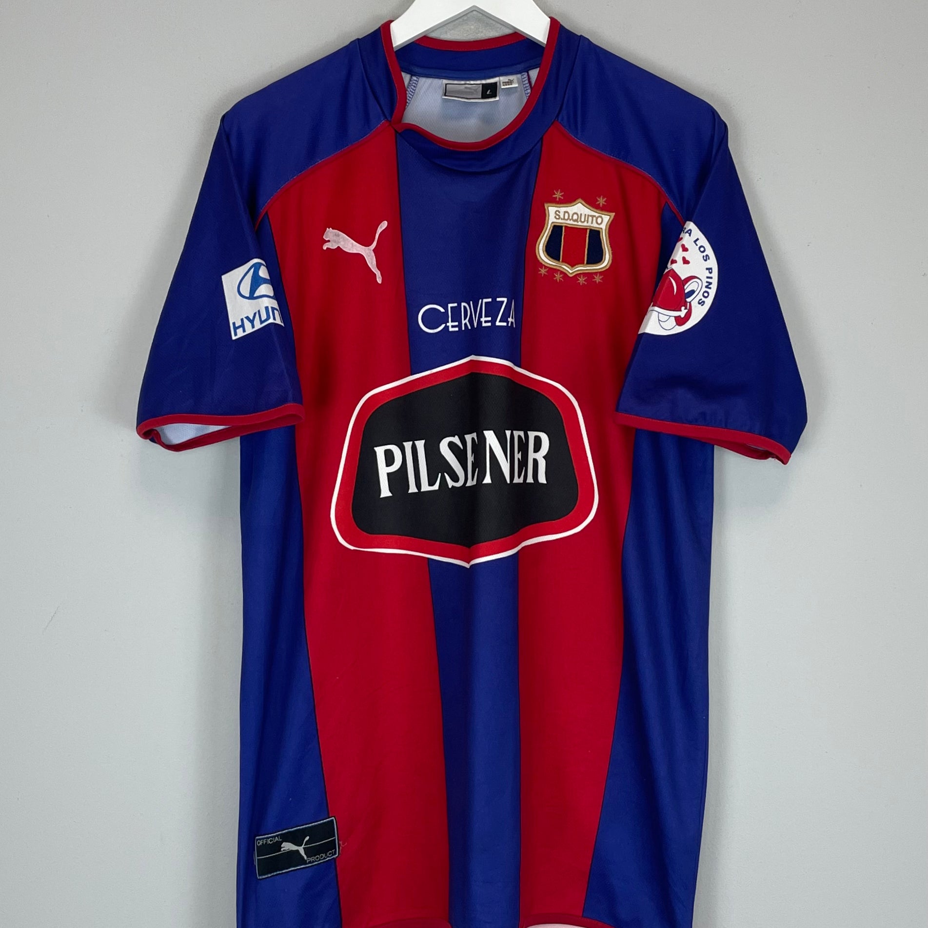 Shop 2003/04 DEPORTIVO QUITO AWAY SHIRT (L) PUMA, classic football shirts, vintage football shirts & retro soccer jerseys at Cult Kits