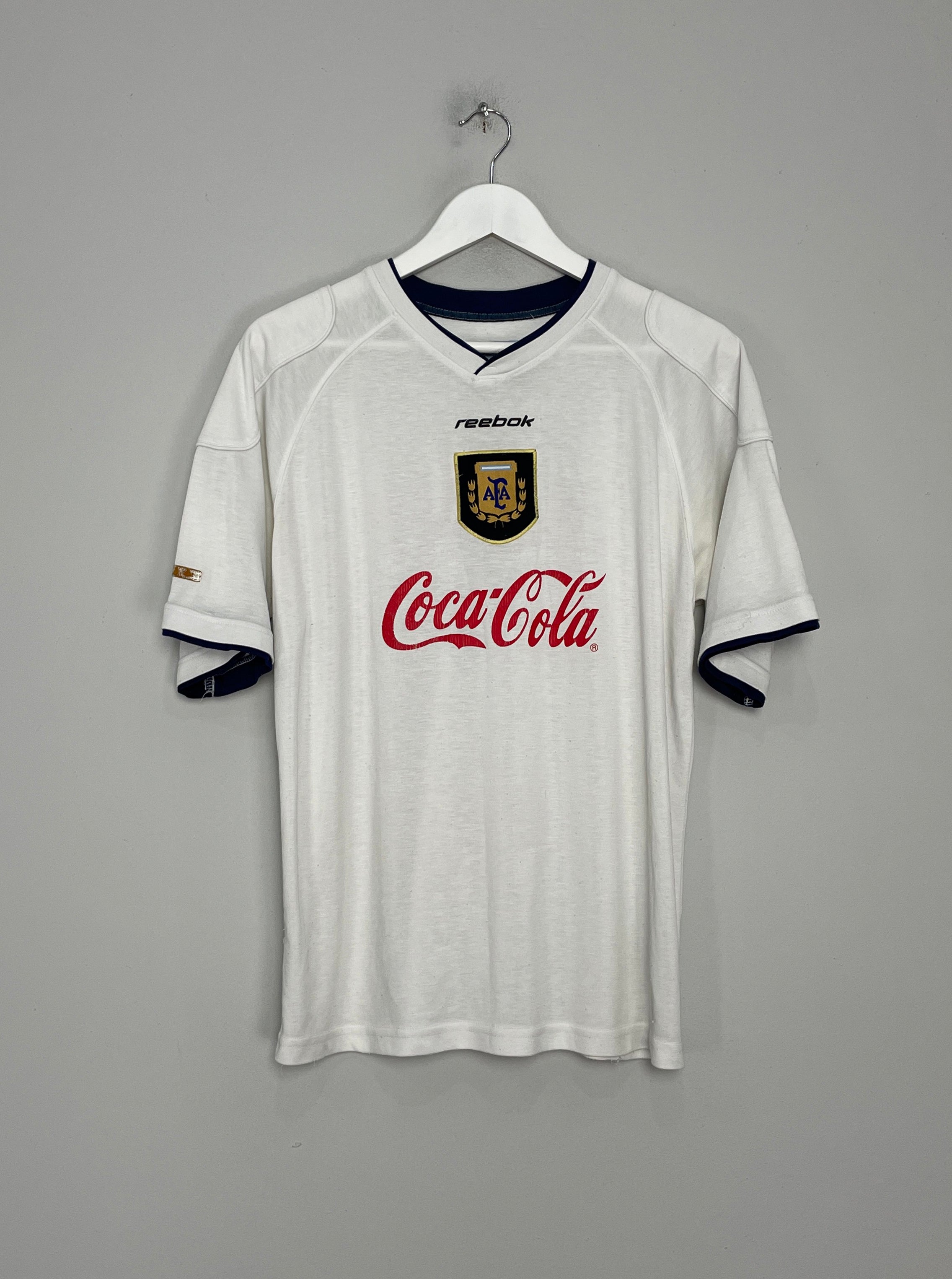 1998/99 ARGENTINA TRAINING SHIRT (S) REEBOK