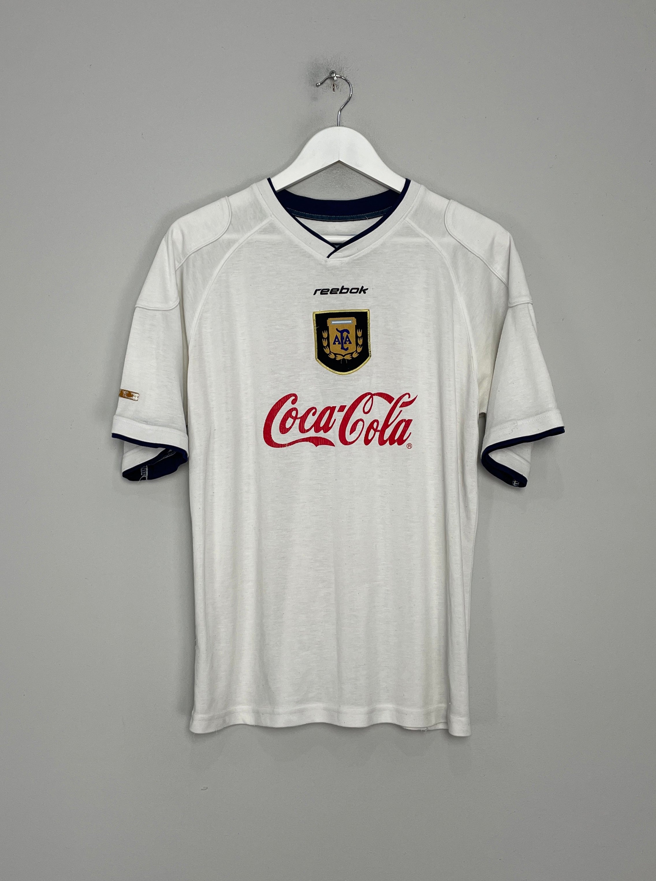 1998/99 ARGENTINA TRAINING SHIRT (S) REEBOK