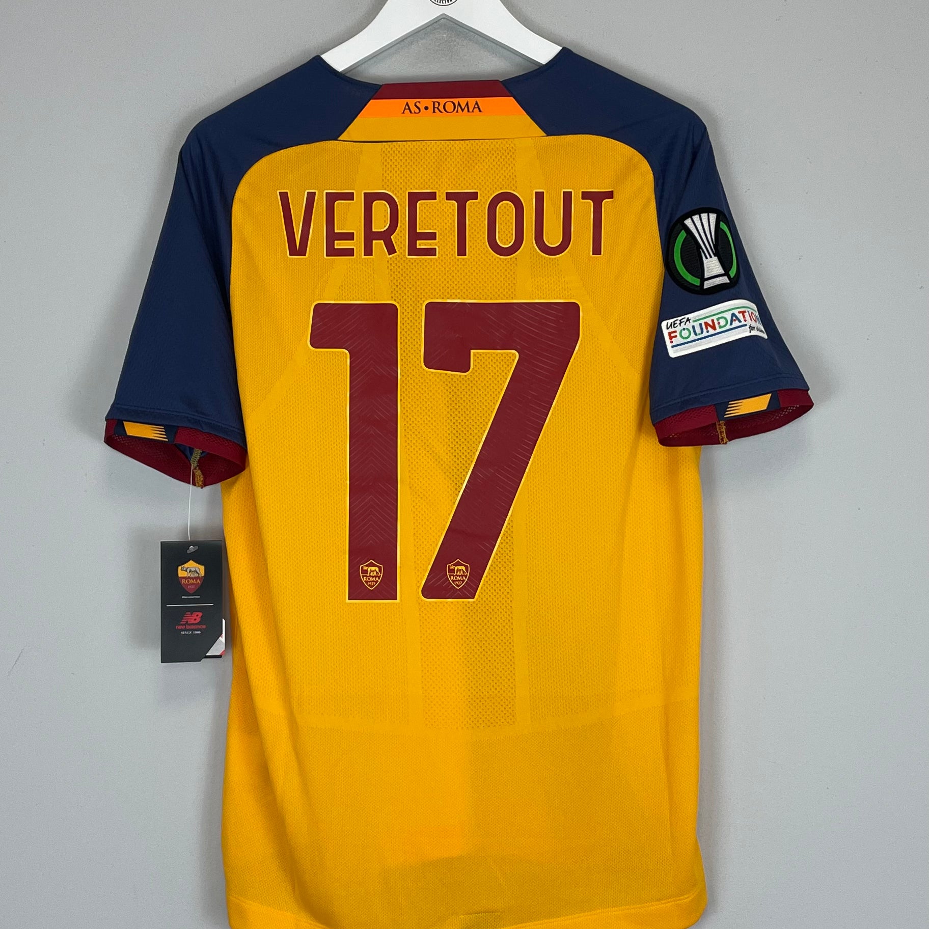 Shop 2021/22 ROMA VERETOUT *BNWT* THIRD SHIRT (M) NEW BALANCE, classic football shirts, vintage football shirts & retro soccer jerseys at Cult Kits