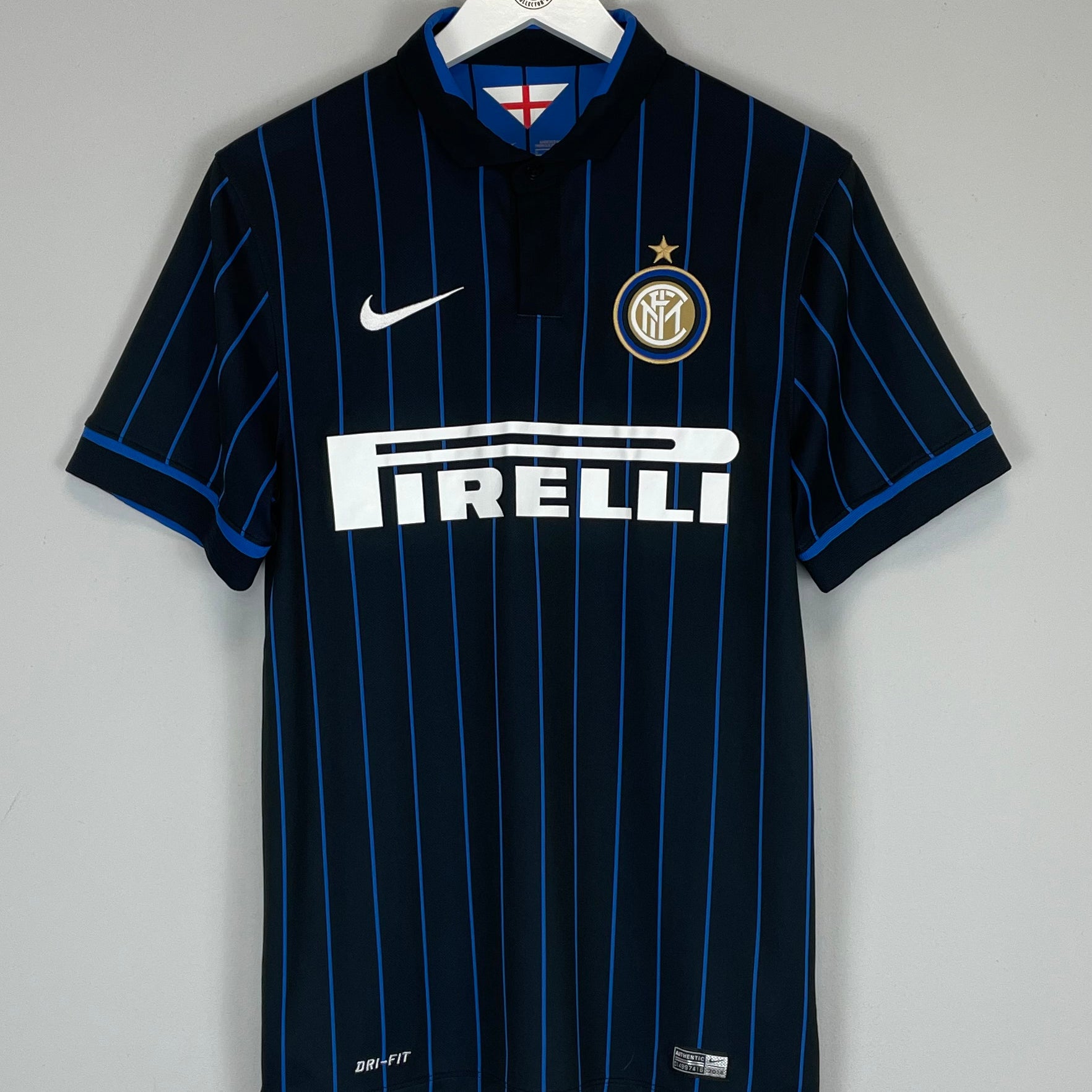 Shop 2014/15 INTER MILAN HOME SHIRT (S) NIKE, classic football shirts, vintage football shirts & retro soccer jerseys at Cult Kits