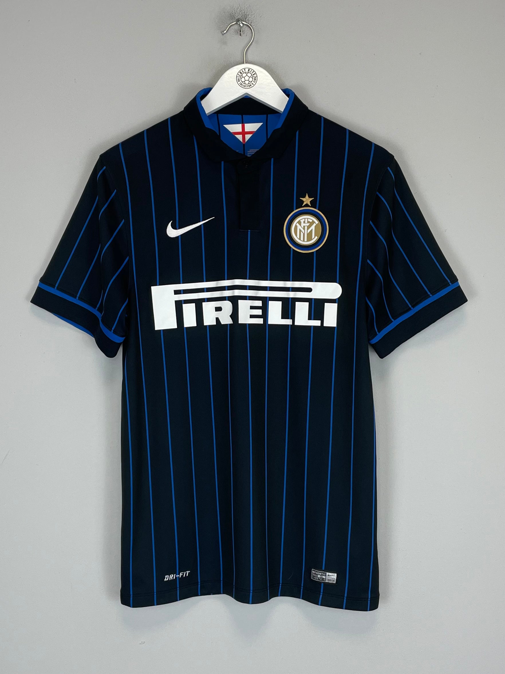 Shop 2014/15 INTER MILAN HOME SHIRT (S) NIKE, classic football shirts, vintage football shirts & retro soccer jerseys at Cult Kits