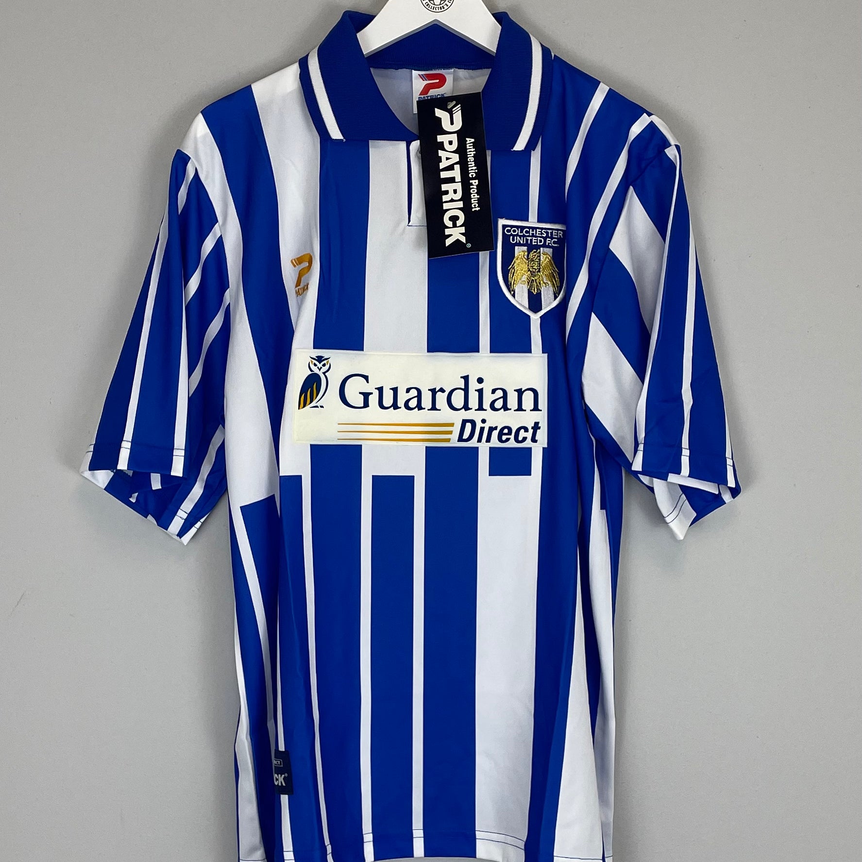 Shop 1998/99 COLCHESTER UNITED *BNWT* HOME SHIRT (L) PATRICK, classic football shirts, vintage football shirts & retro soccer jerseys at Cult Kits
