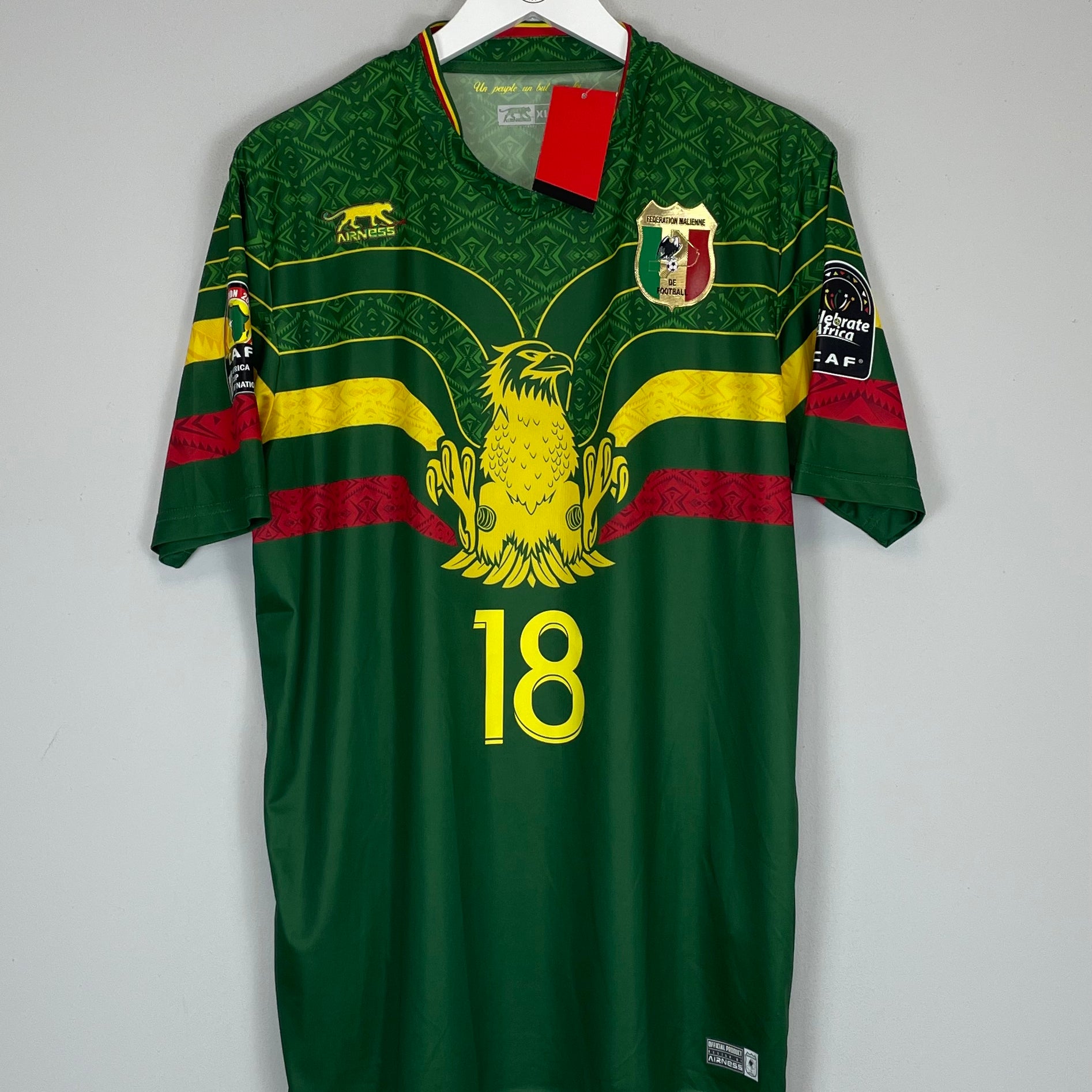 Shop 2021/22 MALI KONE #18 *BNWT* HOME SHIRT (XL) AIRNESS, classic football shirts, vintage football shirts & retro soccer jerseys at Cult Kits