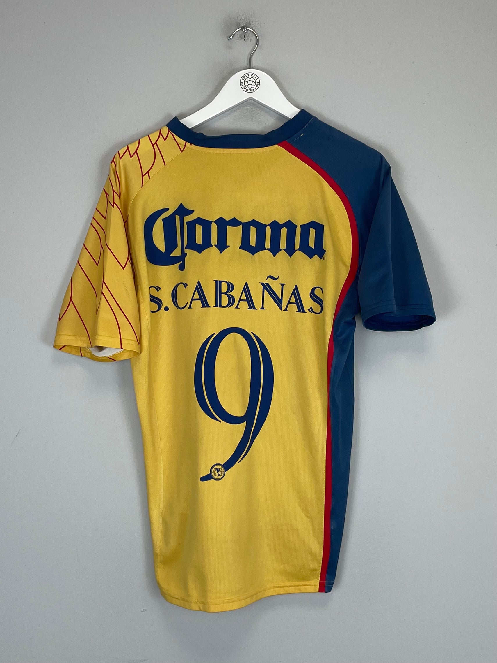 Shop 2007/08 CLUB AMERICA CABANAS #9 *SUDAMERICANA FINAL* HOME SHIRT (M) NIKE, classic football shirts, vintage football shirts & retro soccer jerseys at Cult Kits