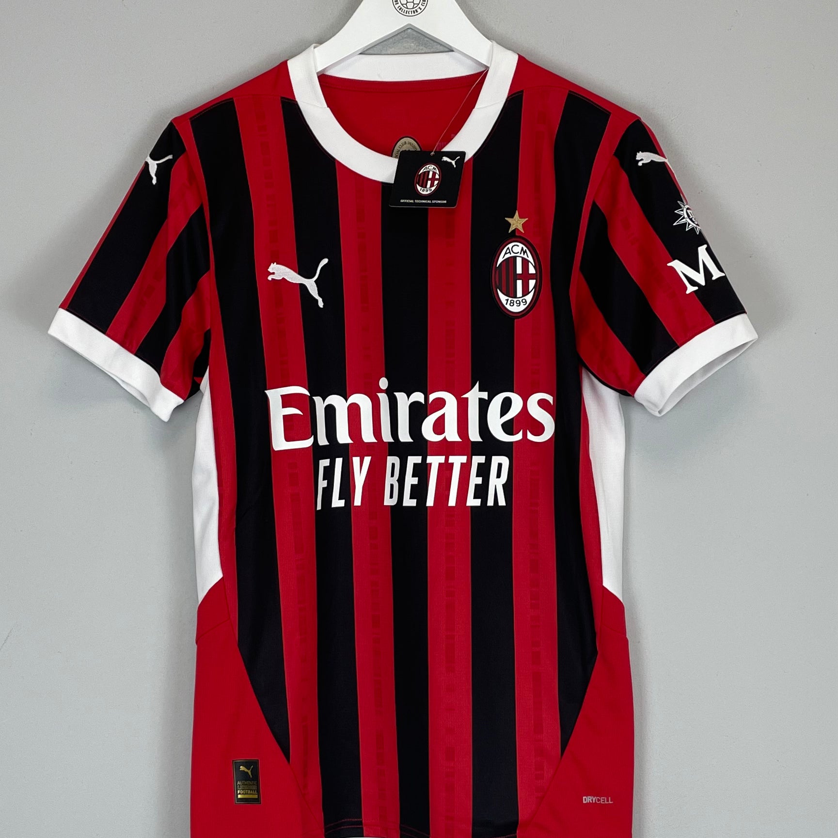 Shop 2024/25 AC MILAN *BNWT* HOME SHIRT (S) PUMA, classic football shirts, vintage football shirts & retro soccer jerseys at Cult Kits