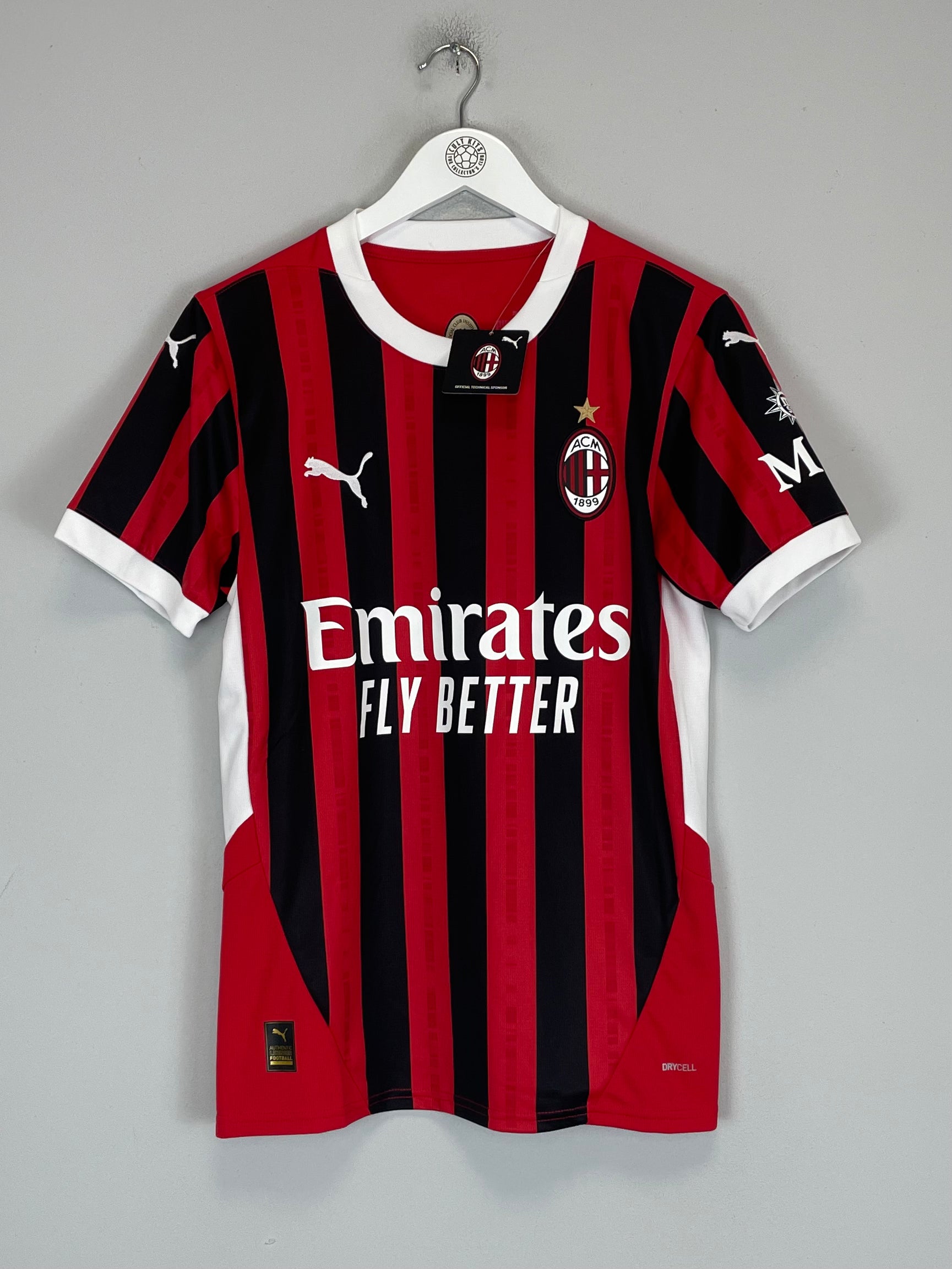 Shop 2024/25 AC MILAN *BNWT* HOME SHIRT (S) PUMA, classic football shirts, vintage football shirts & retro soccer jerseys at Cult Kits