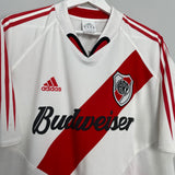 Shop 2004/05 RIVER PLATE HOME SHIRT (XL) ADIDAS, classic football shirts, vintage football shirts & retro soccer jerseys at Cult Kits