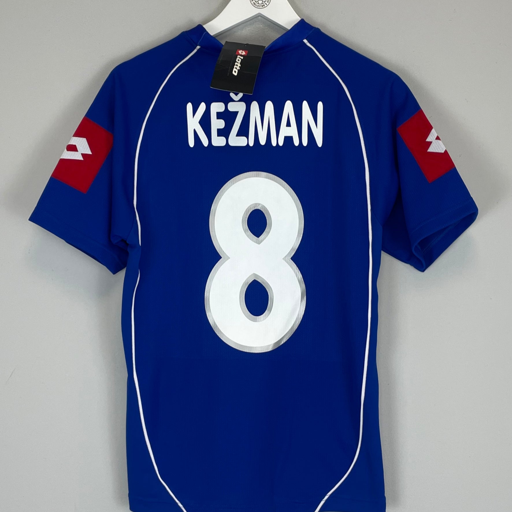 Shop 2003/05 SERBIA KEZMAN #8 *BNWT* HOME SHIRT (S) LOTTO, classic football shirts, vintage football shirts & retro soccer jerseys at Cult Kits
