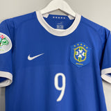2006/07 BRAZIL RONALDO #9 AWAY SHIRT (S) NIKE
