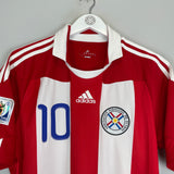 2011/12 PARAGUAY CABANAS #10 HOME SHIRT (M) ADIDAS