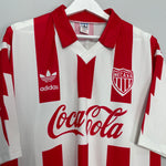 Shop 1994/95 NECAXA #28 HOME SHIRT (M) ADIDAS, classic football shirts, vintage football shirts & retro soccer jerseys at Cult Kits
