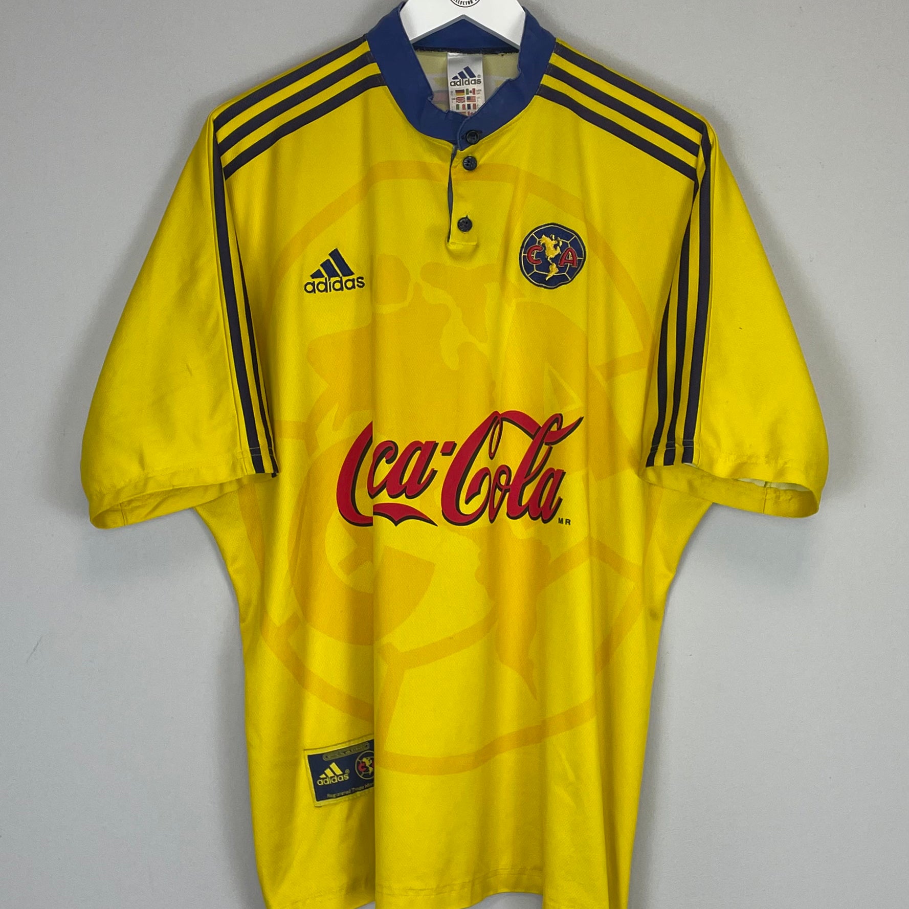 Shop 1999/00 CLUB AMERICA HOME SHIRT (L) ADIDAS, classic football shirts, vintage football shirts & retro soccer jerseys at Cult Kits