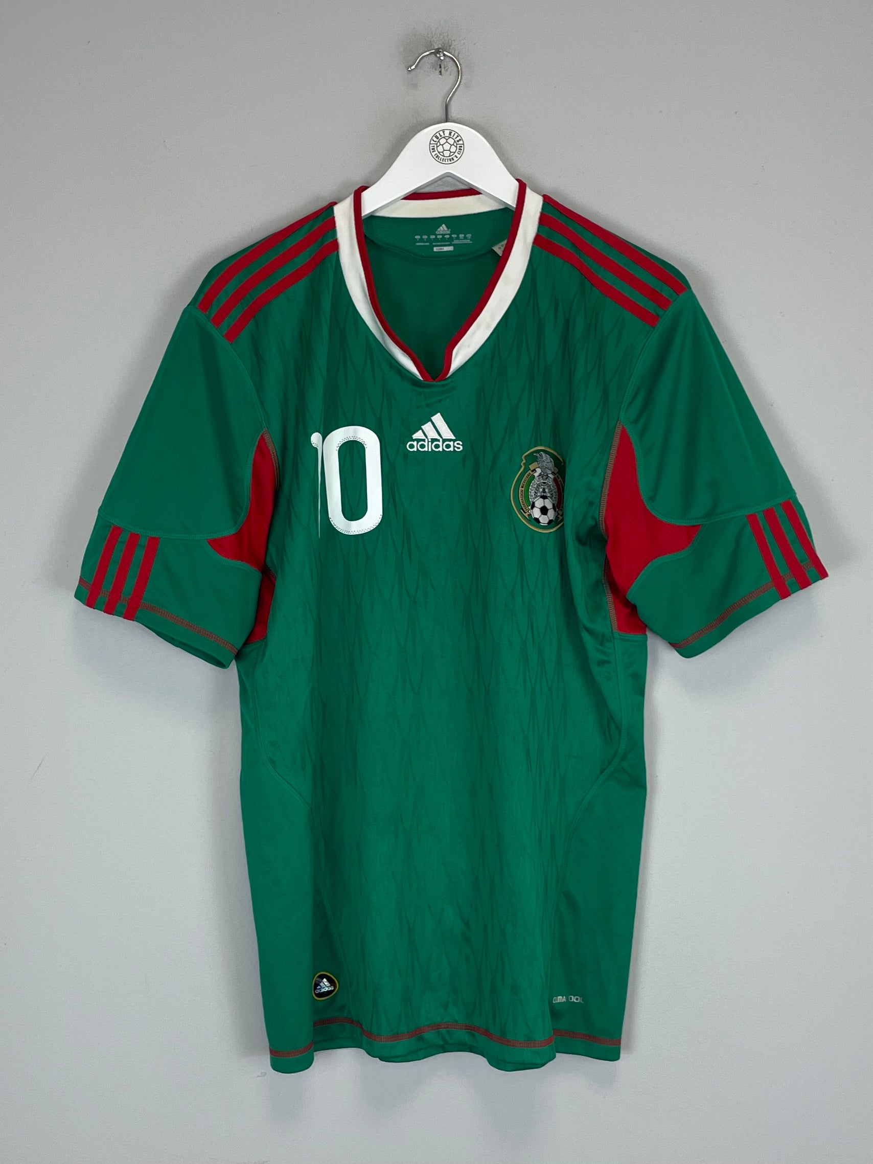 Shop 2010/11 MEXICO C.BLANCO #10 HOME SHIRT (L) ADIDAS, classic football shirts, vintage football shirts & retro soccer jerseys at Cult Kits