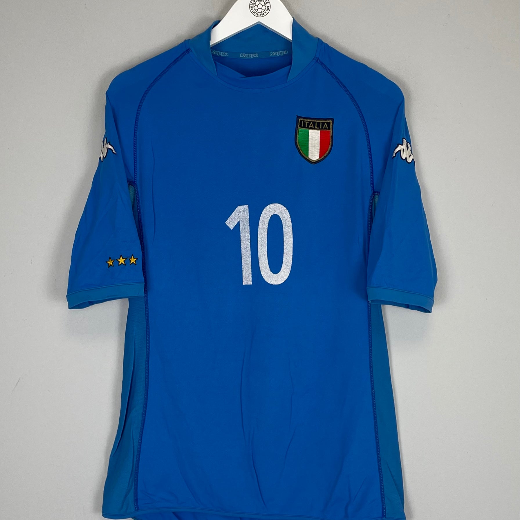 Shop 2002 ITALY TOTTI #10 HOME SHIRT (L) KAPPA, classic football shirts, vintage football shirts & retro soccer jerseys at Cult Kits
