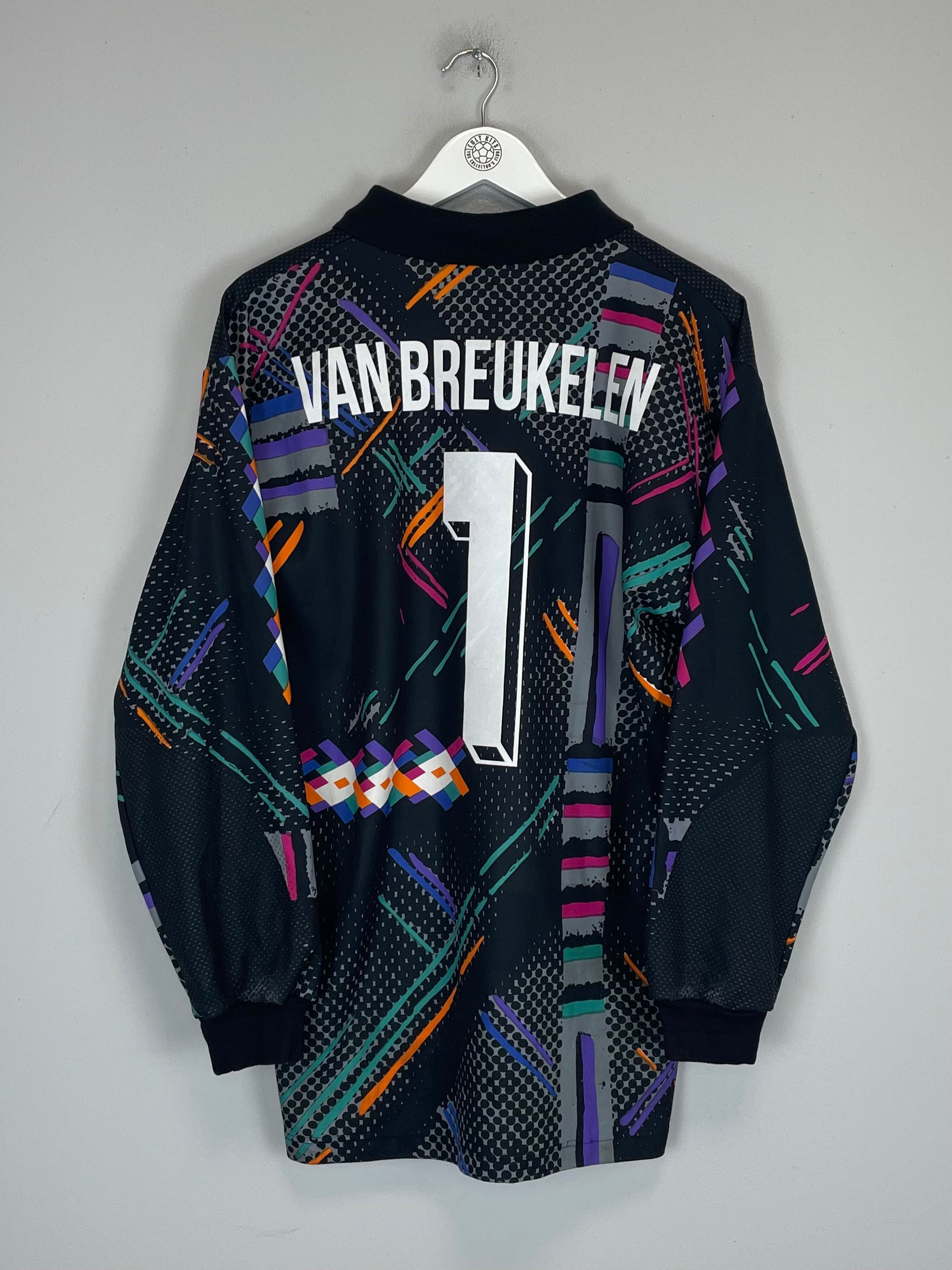 Shop 1992/94 NETHERLANDS VAN BREUKELEN #1 GK SHIRT (L) LOTTO, classic football shirts, vintage football shirts & retro soccer jerseys at Cult Kits