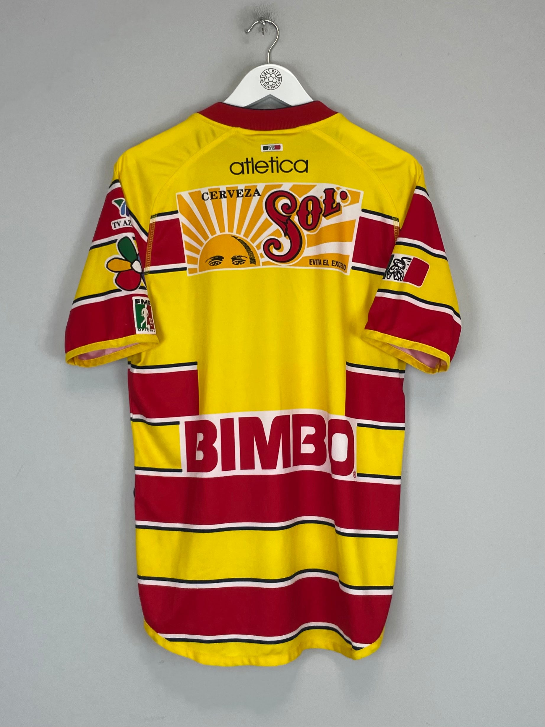 Shop 2001/02 MONARCAS MORELIA HOME SHIRT (M) ATLETICA, classic football shirts, vintage football shirts & retro soccer jerseys at Cult Kits
