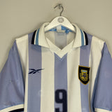 1999/00 ARGENTINA BATISTUTA #9 HOME SHIRT (M) REEBOK