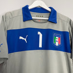 Shop 2012/13 ITALY BUFFON #1 GK SHIRT (XL) PUMA, classic football shirts, vintage football shirts & retro soccer jerseys at Cult Kits