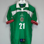 Shop 2000/01 MEXICO ARELLANO #21 HOME SHIRT (S) ATLETICA, classic football shirts, vintage football shirts & retro soccer jerseys at Cult Kits