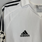Shop 2005/06 REAL MADRID ZIDANE #5 C/L L/S HOME SHIRT (M) ADIDAS, classic football shirts, vintage football shirts & retro soccer jerseys at Cult Kits