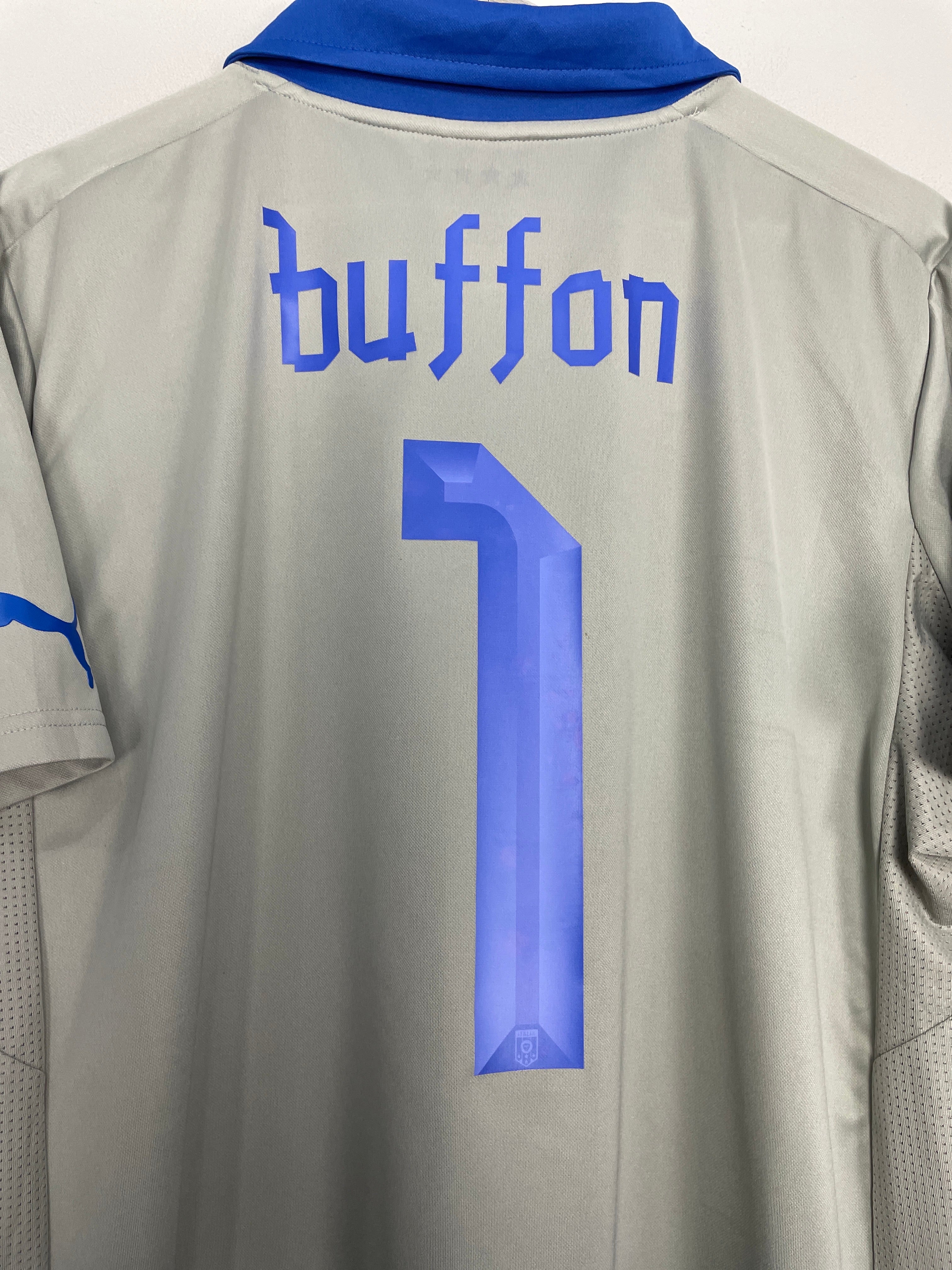 Shop 2012/13 ITALY BUFFON #1 GK SHIRT (XL) PUMA, classic football shirts, vintage football shirts & retro soccer jerseys at Cult Kits