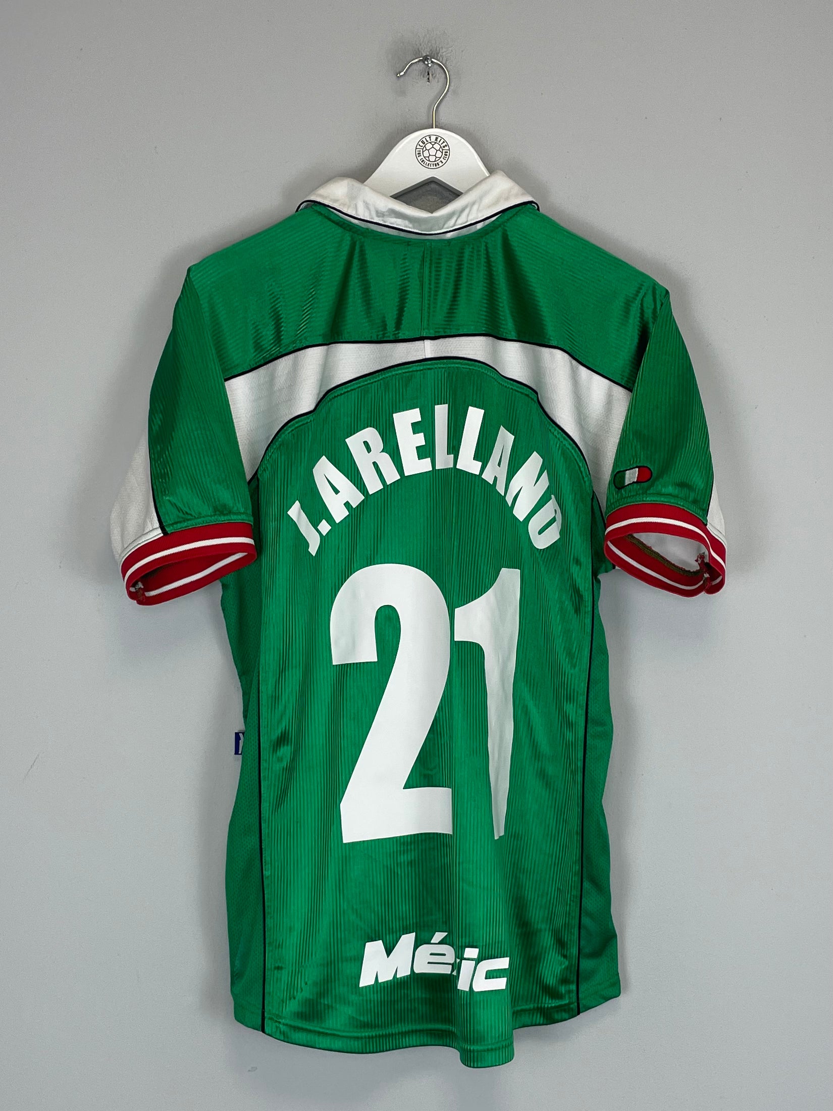 Shop 2000/01 MEXICO ARELLANO #21 HOME SHIRT (S) ATLETICA, classic football shirts, vintage football shirts & retro soccer jerseys at Cult Kits