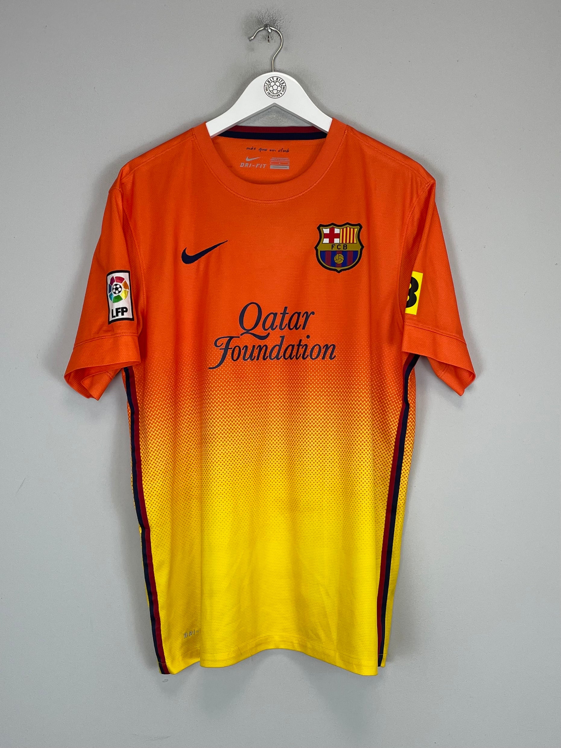 Shop 2012/13 BARCELONA MESSI #10 AWAY SHIRT (L) NIKE, classic football shirts, vintage football shirts & retro soccer jerseys at Cult Kits