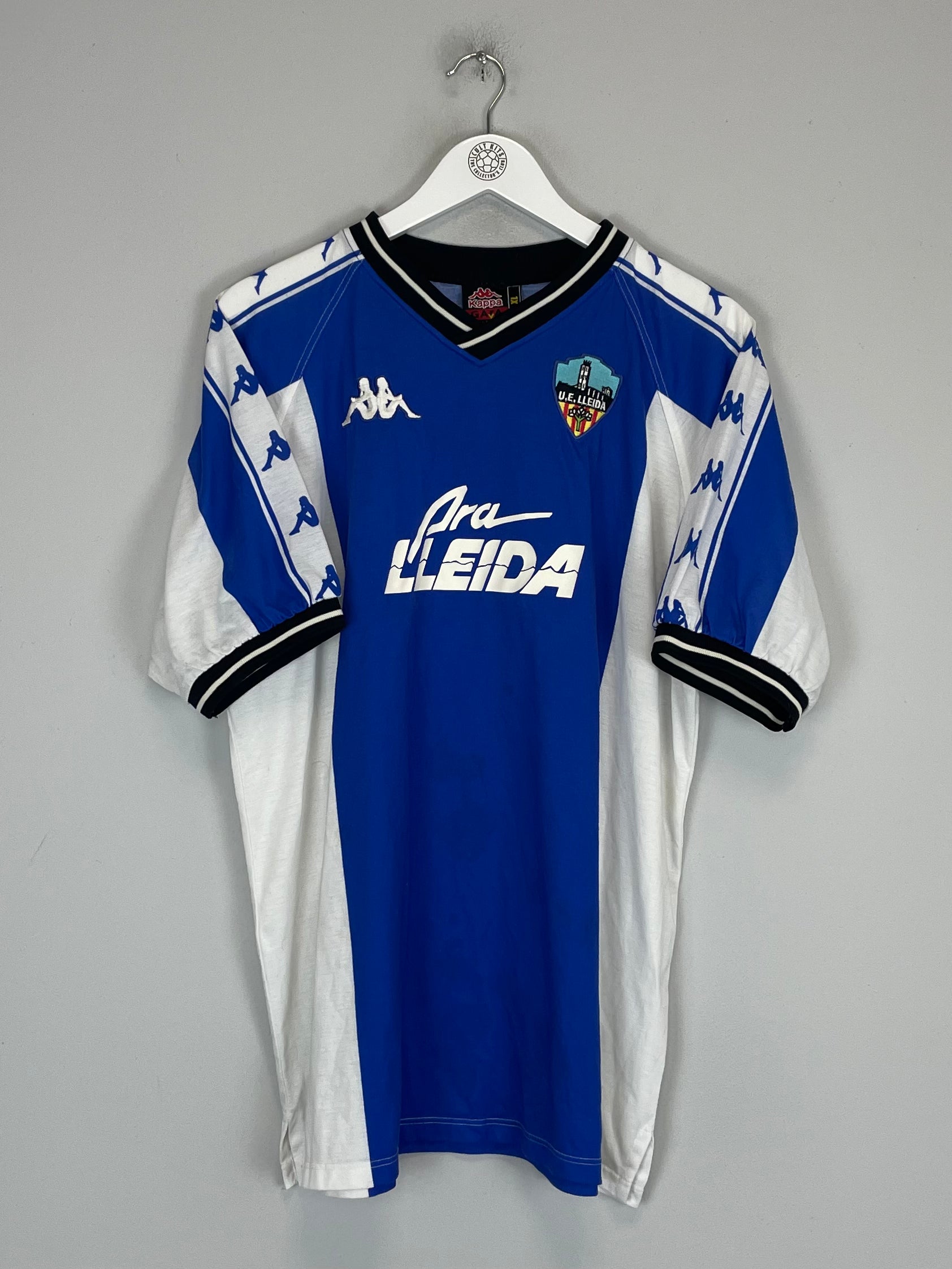 Shop 1996/98 UE LLEIDA TRAINING SHIRT (XL) KAPPA, classic football shirts, vintage football shirts & retro soccer jerseys at Cult Kits