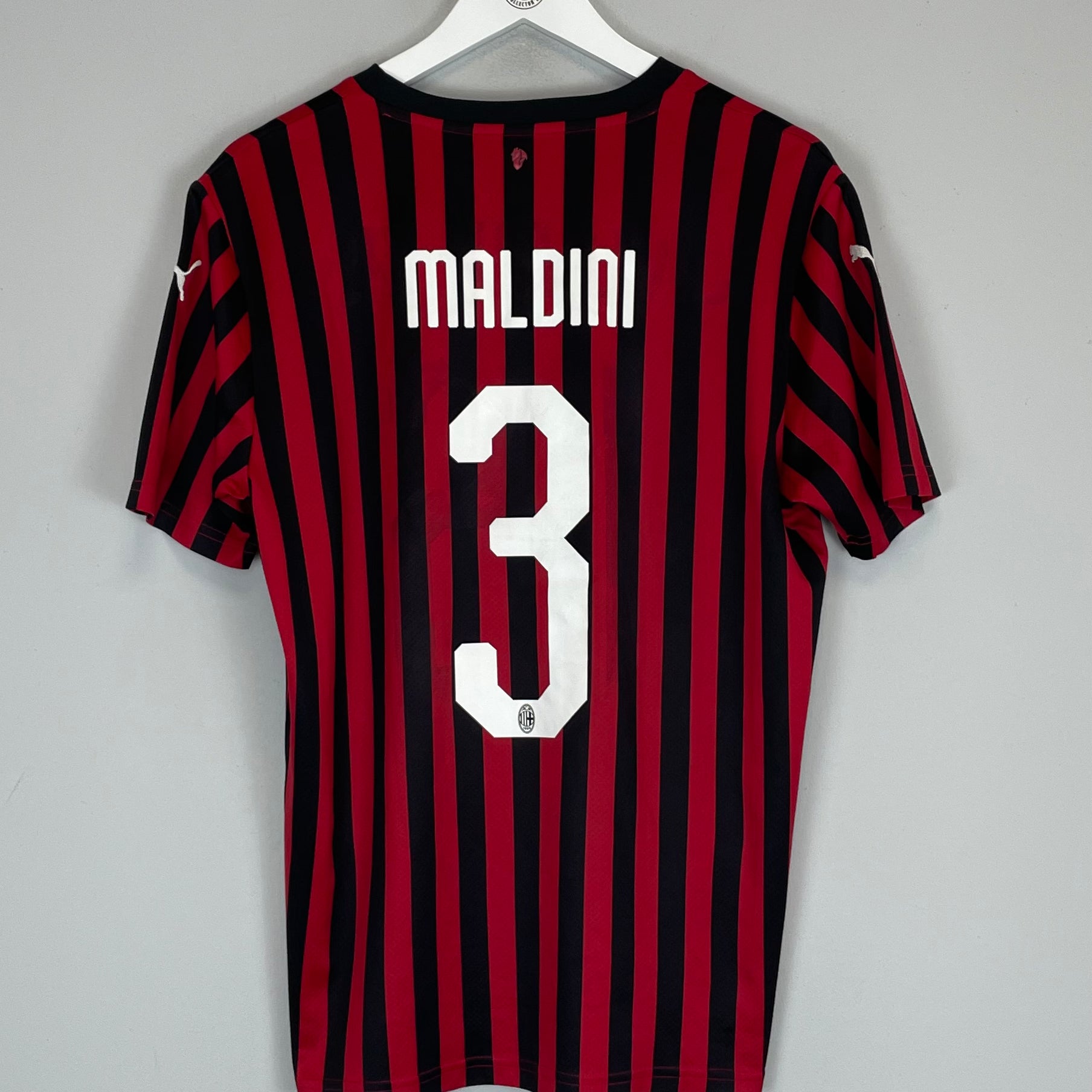 Shop 2019/20 AC MILAN MALDINI #3 HOME SHIRT (M) PUMA, classic football shirts, vintage football shirts & retro soccer jerseys at Cult Kits