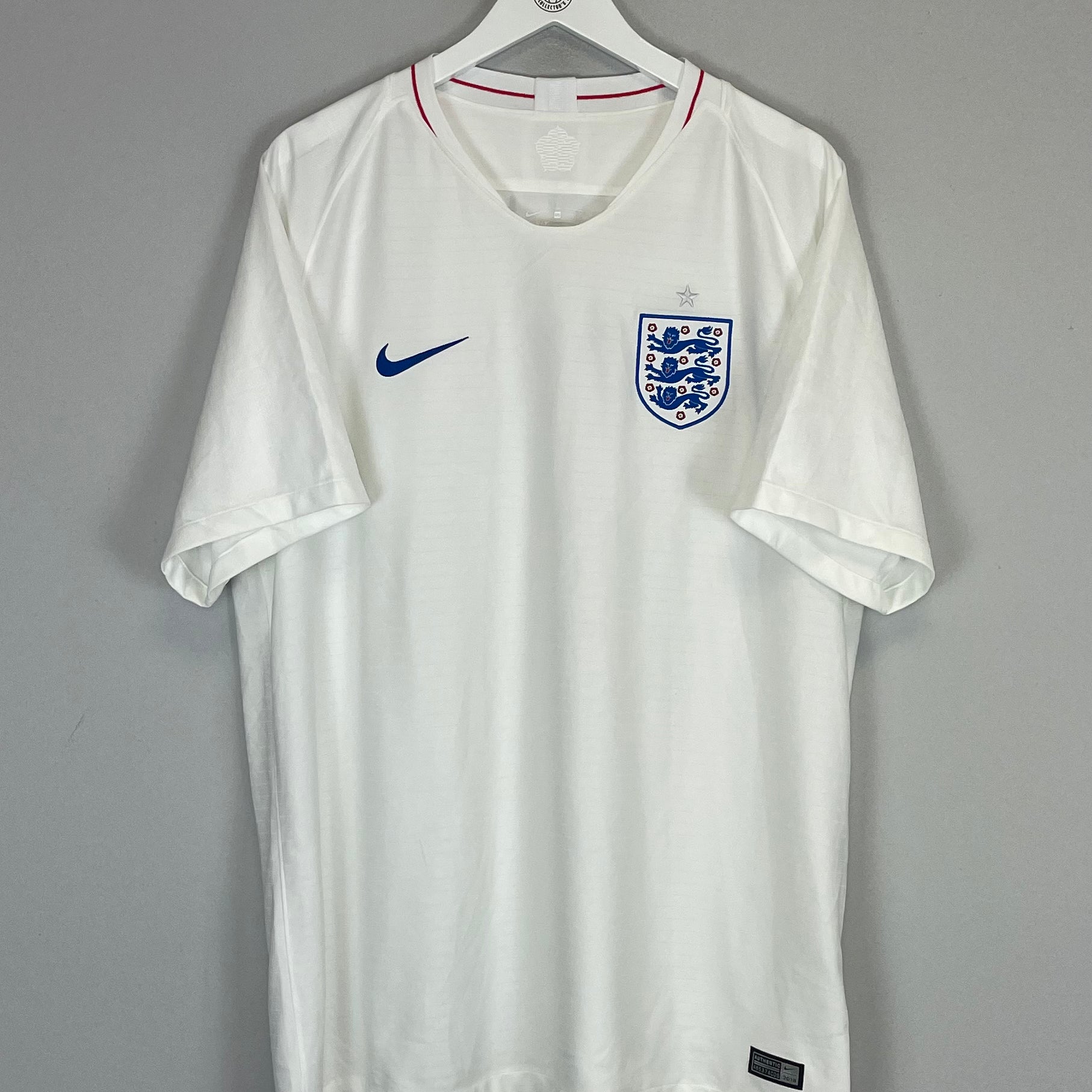 Shop 2018/19 ENGLAND HOME SHIRT (XXL) NIKE, classic football shirts, vintage football shirts & retro soccer jerseys at Cult Kits