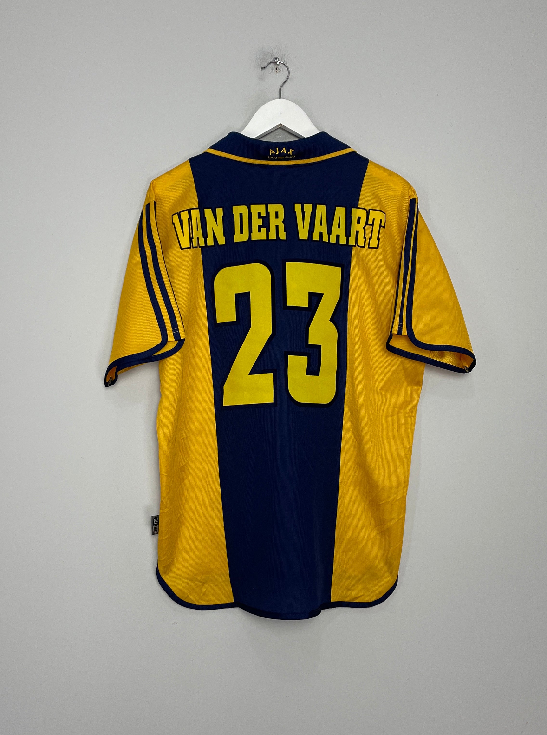 Shop 2000/01 AJAX VAN DER VAART #10 AWAY SHIRT (M) ADIDAS, classic football shirts, vintage football shirts & retro soccer jerseys at Cult Kits